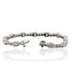 Image 3 : 14KT White Gold 9.93ctw Diamond Tennis  Bracelet