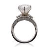 Image 3 : 18KT White Gold 5.86ctw Diamond Ring
