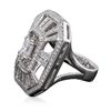 Image 2 : 18KT White Gold 2.57ctw Diamond Ring