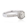 Image 2 : 14KT White Gold 1.41ctw Diamond Ring