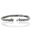 Image 3 : 14KT White Gold 4.15ctw Diamond Tennis  Bracelet