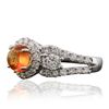 Image 2 : 14KT White Gold 0.80ct Opal and Diamond Ring