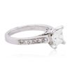 Image 2 : 14KT White Gold 1.23ctw Diamond Ring