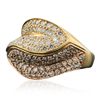 Image 2 : 14KT Yellow Gold 1.85ctw Diamond Ring