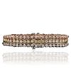 Image 2 : 14KT Three-Tone Gold 6.54ctw Diamond Bracelet