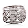 Image 2 : 18KT White Gold 1.48ctw Diamond Ring