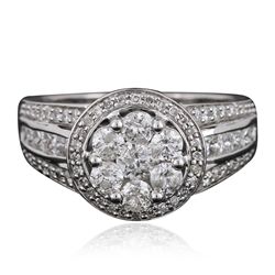 14KT White Gold 1.30ctw Diamond Ring