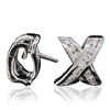 Image 2 : 18KT White Gold 1.00ctw Diamond Earrings