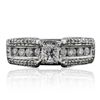 Image 1 : 14KT White Gold 1.20ctw Diamond Ring