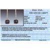 Image 3 : 14KT White Gold 1.84ctw Black Diamond Earrings