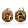 Image 1 : 14KT Yellow Gold Citrine Earrings
