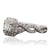 Image 2 : 14KT White Gold 1.00ctw Diamond Ring