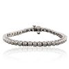 Image 1 : 14KT White Gold 2.89ctw Diamond Tennis  Bracelet