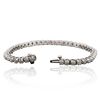 Image 3 : 14KT White Gold 2.89ctw Diamond Tennis  Bracelet