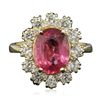 Image 1 : 14KT Yellow Gold 3.01ct Ruby and Diamond Ring