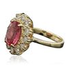 Image 2 : 14KT Yellow Gold 3.01ct Ruby and Diamond Ring