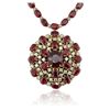 Image 1 : 14KT Yellow Gold 71.78ctw Ruby Necklace