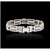 Image 2 : 14KT White Gold 0.52ctw Diamond Bracelet