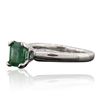 Image 2 : 14KT White Gold 1.05ct Emerald Ring