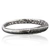 Image 2 : 14KT White Gold 5.96ctw Diamond Bangle Bracelet