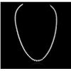 Image 1 : 14KT White Gold 5.14ctw Diamond Necklace