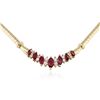 Image 2 : 14KT Yellow Gold 3.00ctw Ruby and Diamond Necklace