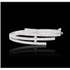 Image 1 : 14KT White Gold 3.66ctw Diamond Bracelet