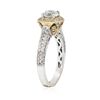 Image 3 : 18KT Two-Tone Gold 1.39ctw Diamond Ring