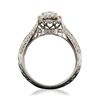 Image 3 : 14KT White Gold EGL Certified 1.58ctw Diamond Ring