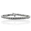 Image 1 : 14KT White Gold 5.65ctw Diamond Tennis  Bracelet