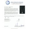 Image 3 : 14KT Rose Gold 2.77ct Aquamarine and Diamond Pendant with Chain