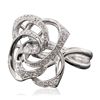 Image 2 : 14KT White Gold 0.59ctw Diamond Ring