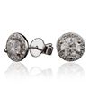 Image 2 : 18KT White Gold 1.53ctw Diamond Earrings