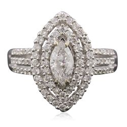 14KT White Gold 1.21ctw Diamond Ring