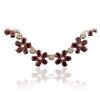 Image 2 : 14KT Yellow Gold 52.64ctw Ruby and Diamond Necklace