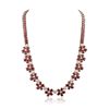 Image 3 : 14KT Yellow Gold 52.64ctw Ruby and Diamond Necklace