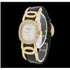 Image 1 : Ladies Patek Philippe 18KT Yellow Gold Golden Ellipse 1.00ctw Diamond Wristwatch