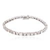 Image 1 : 14KT White Gold 2.81ctw Diamond Tennis Bracelet