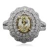 Image 1 : 18KT White Gold 2.02ctw Diamond Ring