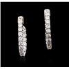 Image 1 : 14KT White Gold 2.17ctw Diamond Earrings