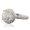 Image 2 : 14KT White Gold 5.02ct EGL Certified Brilliant Cut Diamond Ring