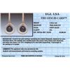 Image 3 : 14KT Rose Gold 3.52ctw Black Diamond Earrings