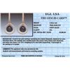 Image 3 : 14KT Rose Gold 3.52ctw Black Diamond Earrings