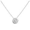 Image 2 : 14KT White Gold 2.10ctw Diamond Pendant With Chain