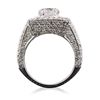 Image 3 : 14KT White Gold 4.38ctw Diamond Ring