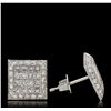 Image 2 : 14KT White Gold 2.19ctw Diamond Earrings