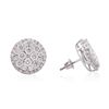 Image 2 : 14KT White Gold 2.00ctw Diamond Earrings
