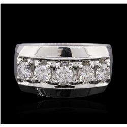 14KT White Gold 1.06ctw Diamond Ring