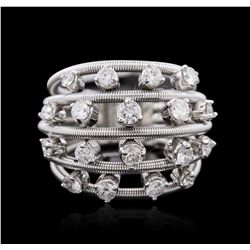 14KT White Gold 1.23ctw Diamond Ring