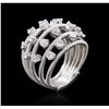 Image 3 : 14KT White Gold 1.23ctw Diamond Ring